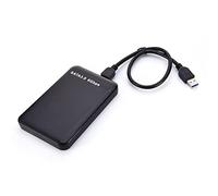 Sefdrert per disco rigido da 6,3 cm, 4 colori, USB 3.0 SATA3.0, per HDD esterno, supporta trasmissione da 3 TB (nero)