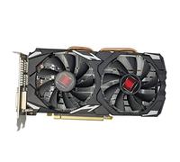 Sefdrert RX580 8G 2048SP Gaming Grafikkarte 8GB DDR5 256Bit 1284/1750MHz DP -Compatibile Schnittstelle PCIE 3.0 16X 6PIN