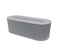 Sefdrert Scatola Portaoggetti per Scheda Presa, per Cavi, Organizer, Presa, Router WiFi Wireless, Supporto per Presa per Dati da Tavolo, Blu