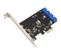 Sefdrert Scheda di Espansione PCI Express USB 3.0 A 19 Pin PCIE da 1 X A 2 Porte Adattatore USB 3 A 19 Pin Header Hub USB3 Interno A 20 Pin