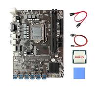 Sefdrert Scheda madre B250C BTC Mining + CPU G3930 + SATA + switch + scheda madre WäRmeleitung Pad 12X PCIE USB3.0 GPU Slot Miner