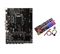 Sefdrert Scheda madre B250C Miner+009S Plus Riser Card 3 In con Luce 12XPCIE a USB3.0 Slot GPU LGA1151 Scheda madre mineraria