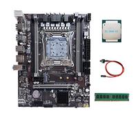 Sefdrert Scheda madre X99 LGA2011-3 Supporto scheda madre del computer DDR4 RAM con E5 2666 V3 CPU+DDR4 4G 2133 Mhz RAM+ Switch