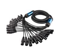Sefdrert Serpente 4 Canale XLR 12 Canali 3 Pin Verso Femmina Audio Professionale Multi-Media Estensione di Palco Corda di Estensione 10MC