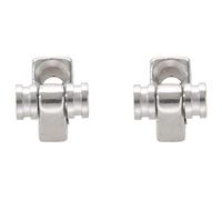 Sefdrert Set di 2 Chrome Pezzo Fermo Della Stringa Chitarra