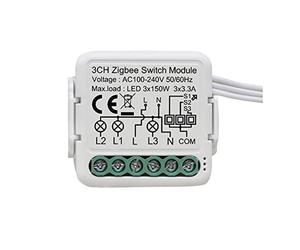 Sefdrert Tuya Zigbee Smart Switch Modul Relais 3 Kabellos Kontrolle Kompatibel mit Home Yandex