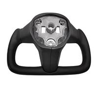 Sefdrert Volante Stile Yoke con Copertura & Pulsante per/Modello Y 2017-2022 Nero con Riscaldamento