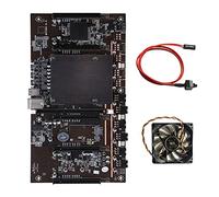 Sefdrert X79 H61 BTC Minatore Scheda Madre con Interruttore+CPU Ventola di Raffreddamento Supporto 3060 3070 3080 GPU 5 PCIE Scheda Madre Mining