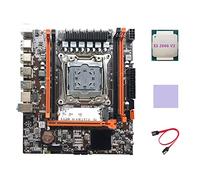 Sefdrert X99H Scheda Madre LGA2011-3 Computer Scheda Madre Supporto Memoria DDR4 con E5 2666 V3 CPU+Pad Termico+ SATA