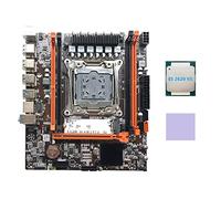 Sefdrert X99H Scheda Madre LGA2011-3 Computer Supporto Scheda Madre Xeon E5 2678 2666 V3 Series CPU con E5 2620 V3 CPU+Pad Termico