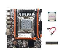 Sefdrert X99H - Scheda madre LGA2011-3 per computer con scheda madre DDR4 con CPU E5 2666V3 + DDR4 4 GB 2133 MHz RAM + SATA