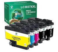 SEFNPOME 5x compatibili compatibili LC3037 XXL cartucce di inchiostro per MFC-J5845DW MFC-J5945DW MFC-J6545DW MFC-J6945DW