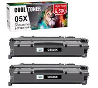 SEFNPOME Cartuccia da toner CE505x da 2pk compatibile per 05x P2050 P2055X P2055