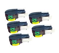 SEFNPOME Cartuccia nastro per etichetta nylon di ricambio da 1 a 10 pacchetto compatibile con M21 1500 427 per etichette di marcatura del filo portatile M210 M211(5PC New M21-1500-427)