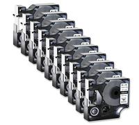 SEFNPOME Set di 10 Etichette A18444 INS Compatibile con Nastro in Bianco e Nero 18444 12 mm per la creazione di Etichette 4200 3M PL200