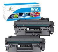 SEFNPOME Toner Compatibile CF280A da 2 Pacchetti per 80A PRO 400 M401DN M401N M425DN