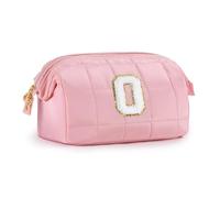 SEFORICO Astuccio per il trucco per le donne, regali per adolescenti, astuccio da toilette con ampia apertura astuccio per cosmetici iniziali per donne indispensabili da viaggio regali di compleanno