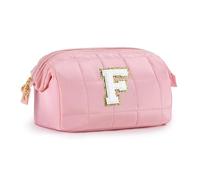 SEFORICO Astuccio per il trucco per le donne, regali per adolescenti, astuccio da toilette con ampia apertura astuccio per cosmetici iniziali per donne indispensabili da viaggio regali di compleanno