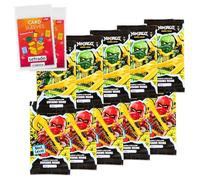 sefrado Bundle Exclusive Custodie compatibili con Blue Ocean Ninjago 10 Booster Serie 9 Next Level Trading Card Game 2024