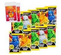 sefrado Bundle Exclusive Custodie compatibili con Lego Ninjago 10 Booster Serie 9 Dragons Rising Trading Card Game 2024