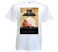 SEFxd22WSA Dawn of The Dead v20 T-Shirt Natural Horror Movie Romero White L