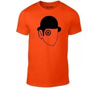SEFxd22WSA Droog Men's T-Shirt Orange Clockwork Kubrick Stanley Film TV Movie Yellow S