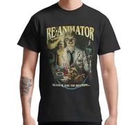 SEFxd22WSA Horror Fan Re-Animator Death Is Just The Beginning Vintage Unisex T-Shirt Black XL