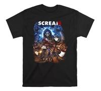 SEFxd22WSA Horror Movie Poster Scream T-Shirt Men Women Unisex Black 3XL