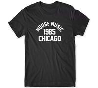 SEFxd22WSA House Music 1985 Chicago Mens Funny Unisex T-Shirt Black XL