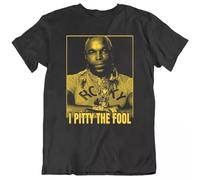 SEFxd22WSA I Pity The Fool Mr T Shirt Black M