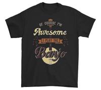 SEFxd22WSA I Play The Banjo T-Shirt Black XXL