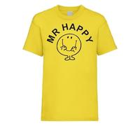 SEFxd22WSA Mr_Happy Design Crew Neck T Shirts Yellow L