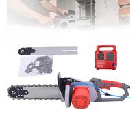 Seg-a Per Calcestruzzo Umida, Se-ga A Catena Elettrica Portatile 5800W Con Pompa Acqua, Profondità 35cm, 6000 Giri/Min, 3 Barre Guida Per Calcestruzzo Armato, Marmo(35cm,1*blade)