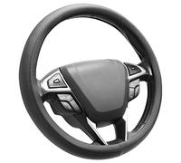 SEG Direct Coprivolante per Auto Copertura Volante in Pelle Microfibra Nero 37-39cm
