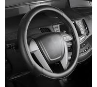SEG Direct Coprivolante per auto di piccole dimensioni per Prius Civic modello 3 Camaro Spark Rogue Mini Smart Audi con diametro esterno da 14"-14 1/4", pelle in microfibra nera