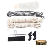 Sega a catena a mano per arti alti, 48 pollici, portatile, con marsupio, sega a mano di alta qualità per segare rami e piccoli alberi, sega da campeggio pieghevole