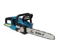 Sega a catena da 16" 406 mm, 36 V (2 x 18 V), DEDRA 8000 giri/min, motore da 2400 Watt, senza batteria e caricabatterie, lubrificazione automatica della catena, velocità di taglio 15 m/s
