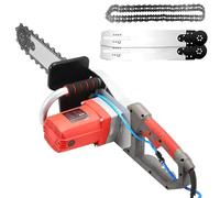 Sega A Catena Elettrica Portatile Per Cemento, Tagliamuri 5800w/6500w - Taglio A Umido Con Pompa Dell'Acqua, Rimozione Della Polvere, Ideale Per Cemento, Barre D'Acciaio, Marmo E Altro(350)