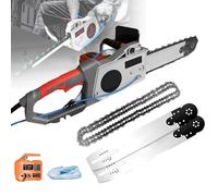 Sega a catena elettrica senza spazzola portatile per calcestruzzo con soppressione della polvere alimentata ad acqua, catena diamantata per il taglio di granito e cemento armato