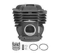 Sega a catena Parte 48MM Cilindro Pistone Attrezzi da Giardino Accessori per Oleo-Mac 956-156 Emak 395023 Motosega