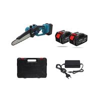 Sega a catena senza spazzole da 1200 W da 6 pollici Mini potatura portatile a batteria Sega da potatura da giardino portatile Sega da taglio elettrica for la lavorazione del legno(2 battery set)