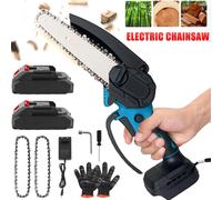 Sega a catena senza spazzole da 6 pollici sega elettrica a batteria per la lavorazione del legno sega a catena per potatura manuale utensili elettrici da giardino per batteria Makita 18V