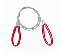 Sega a Filo per Esterni Mini Sega a Filo in Acciaio Inossidabile Sega Tascabile di Emergenza per Attrezzatura di Sopravvivenza All'aperto Attrezzatura da Campeggio(Red,1pack)