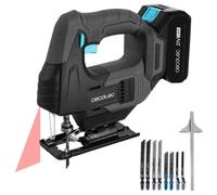 Cecotec Sega a gattuccio Batteria MultiCut 500 Vision Liberty. NEX21 V 2 Ah 21 V 21 V 0-2400 rpm, cambio mandrino senza chiave, laser guida, luce LED, 8 seghe e righello guida