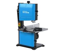 Güde GBS 200S - Sega a nastro, 230 Volt, 350 Watt, 1500 giri al minuto, 900 metri al minuto, potenza di taglio da 50 a 80 mm a seconda dell'angolo, lunghezza di taglio 200 mm