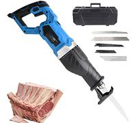 Sega A Osso Macellaio Professionale Sega,Sega Carne Elettrica 900W/1050W/1300W,Commerciale e Domestico per Supermercato/Ristorante per Tagliare Osso e Carne Congelata,Blue-1300W