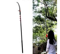Sega a palo per potatura, Potatore for alberi con asta telescopica staccabile e regolabile manualmente da 5,4 m o 7,2 m(5.4m/18ft)