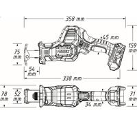 Sega a sciabola HAZET 9534-10