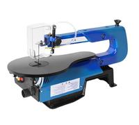 Sega a scorrimento a 16 velocità variabile con motore da 180 W, gamma di velocità 400-1650 giri/min, tavolo regolabile a 45° per progetti di lavorazione del legno e tagli di precisione
