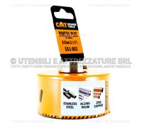 SEGA A TAZZA FRESA IN BIMETALLO CMT per TAGLIO FORA METALLO ACCIAIO GHISA RAME